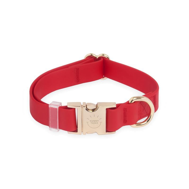 Cloud Waterproof Dog Collar Adjustable with Quick Release Buckle