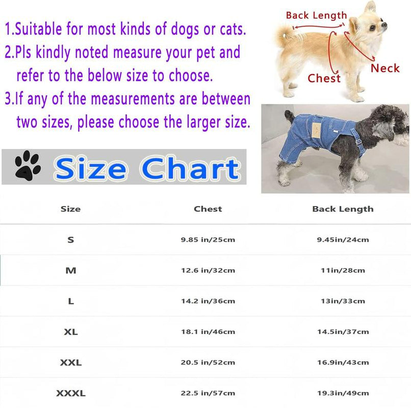 Summer New Style Breathable Pet Overalls,Comfortable and Cute Dog Jumpsuits, Suitable for Dachshunds, Pug Clothes, 2025 Trendy Pet Denim Vests, Dog Clothes