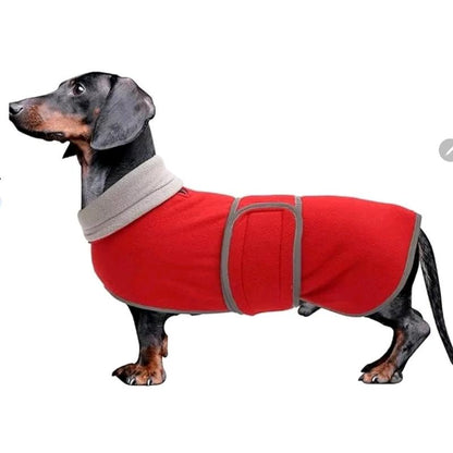 Winter Redxl Dachshund Fleece Coats for Puppy Weiner Sausage Dogs