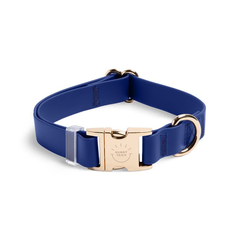 Cloud Waterproof Dog Collar Adjustable with Quick Release Buckle