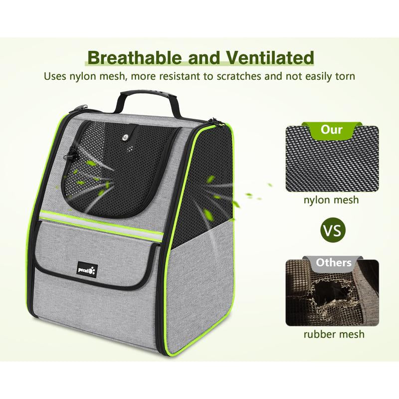 【Tiktokshopbacktoschool】Trapezoidal Cat Carrier Pet Backpack