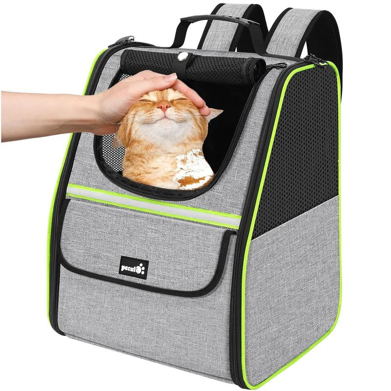 【Tiktokshopbacktoschool】Trapezoidal Cat Carrier Pet Backpack