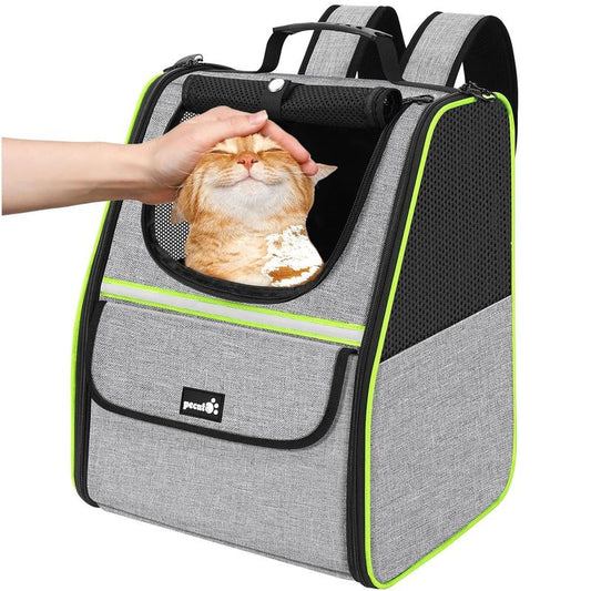 【Tiktokshopbacktoschool】Trapezoidal Cat Carrier Pet Backpack