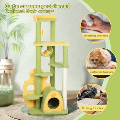 Pawz Cat Tree Kitten Furniture Condo Scratching Post Scratcher Multi-Level